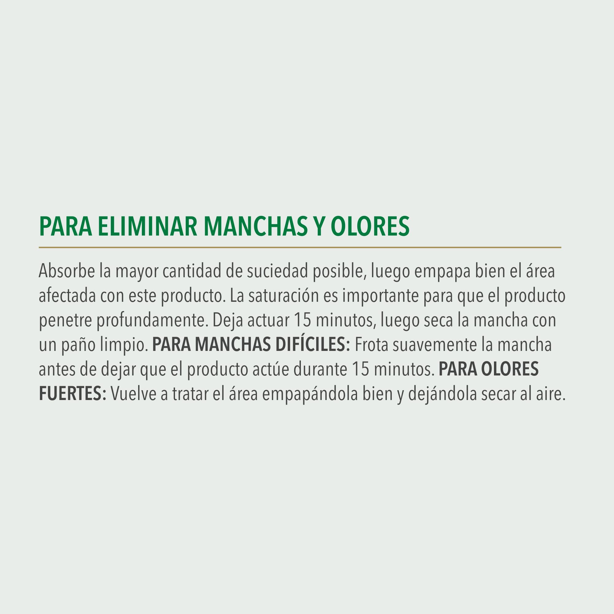 Nature's Miracle aplicándose sobre alfombra para eliminar orina eficientemente