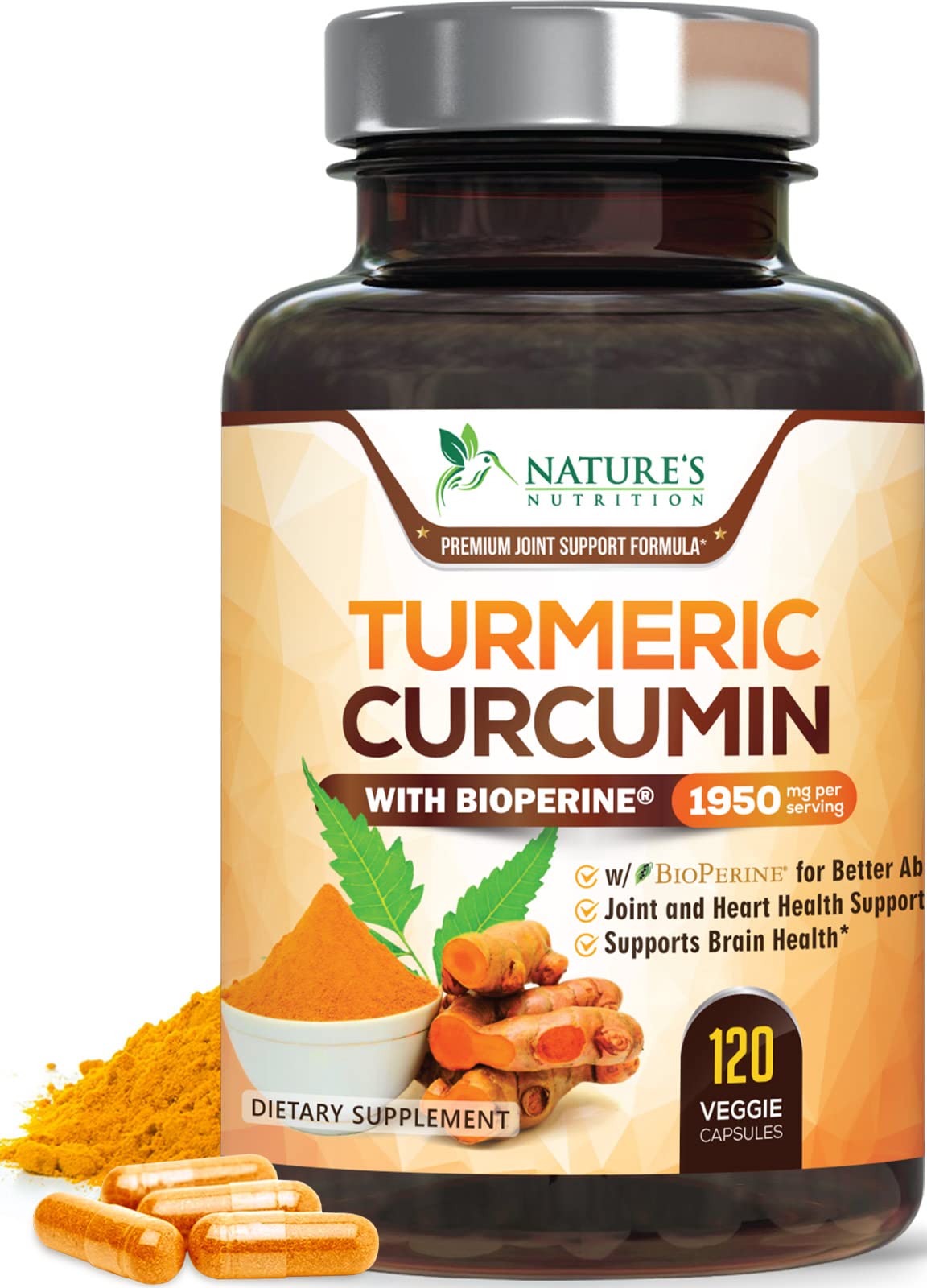 Nature's Nutrition envase frontal mostrando información clave y confianza