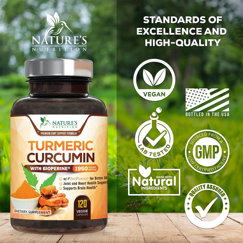 Nature's Nutrition etiqueta con ingredientes y certificaciones visibles