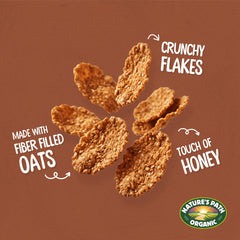 Nature's Path bol con leche y frutas para desayuno nutritivo