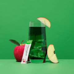 Nature's Sunshine bebida preparada en vaso lista para consumo y refrescante