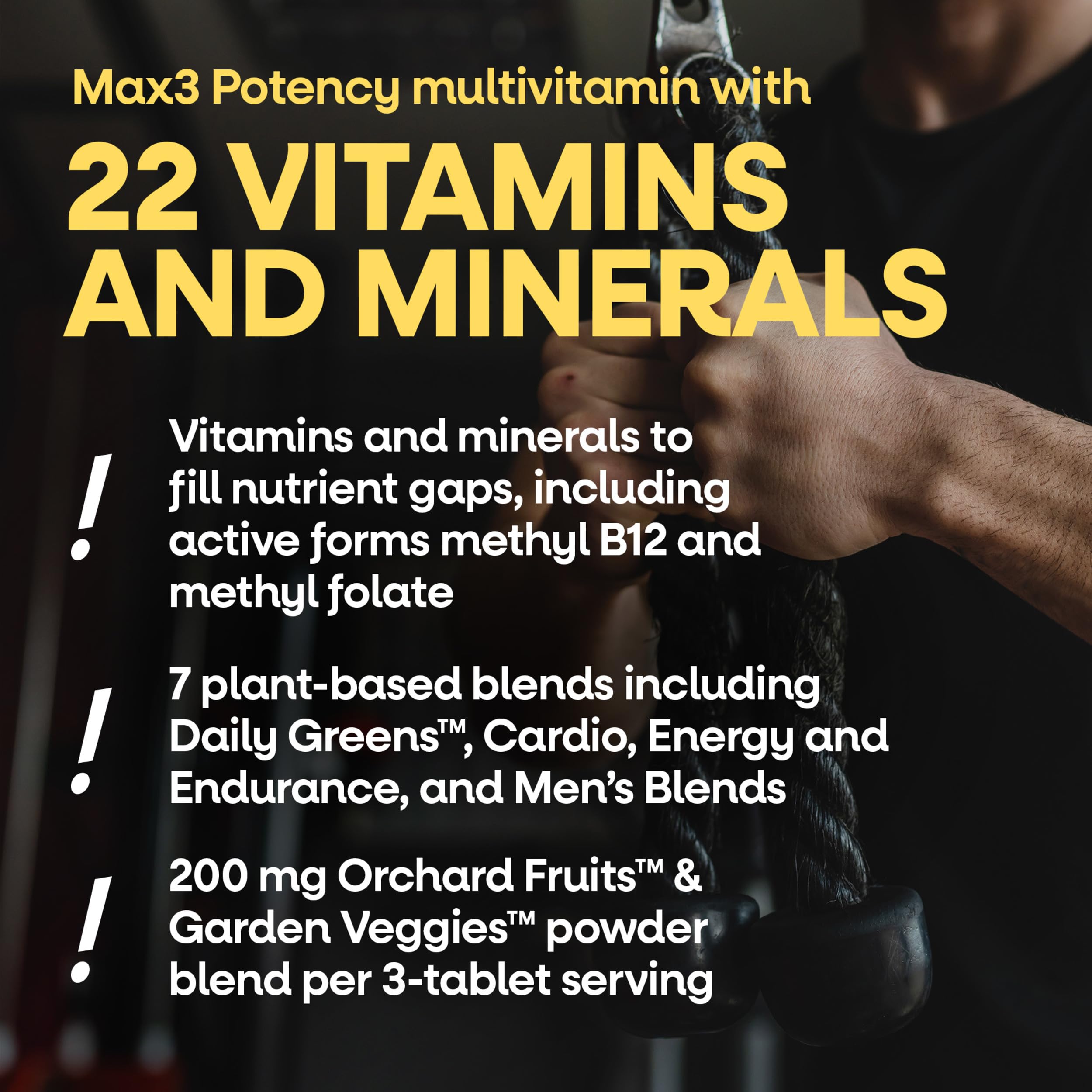 Nature's Way etiqueta de ingredientes con lista de vitaminas visibles