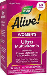 Nature's Way frente del empaque mostrando multivitamínico para mujeres