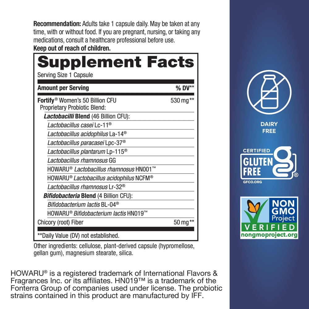 Nature's Way etiqueta con información nutricional y garantía de potencia