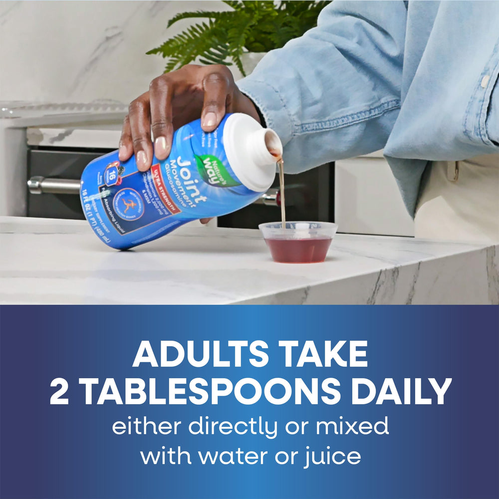 Nature's Way mezcla del líquido en un batido matutino, integración sencilla en recetas