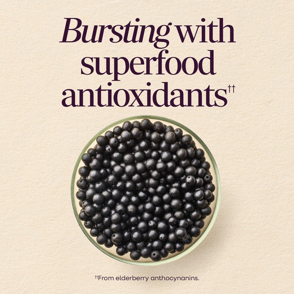 Nature's Way etiqueta con ingredientes clave vitamina C y zinc