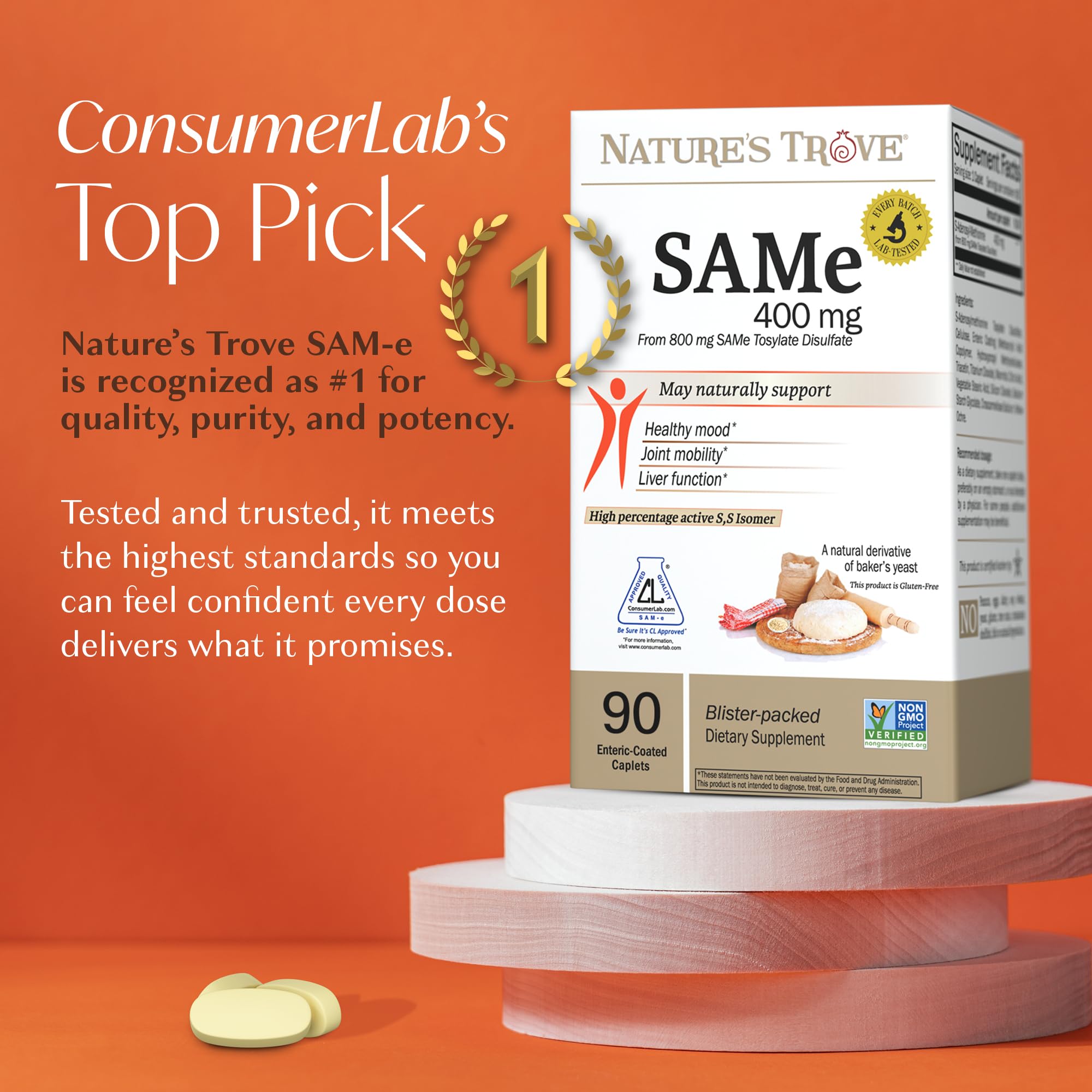 Nature's Trove detalle del blíster cold form que preserva frescura y estabilidad