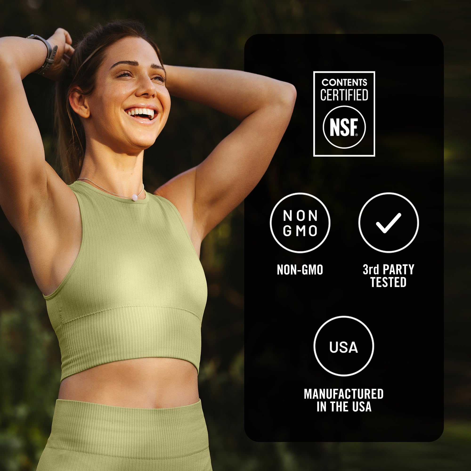 NatureWise cápsulas en balanza para enfatizar control de porciones y dieta