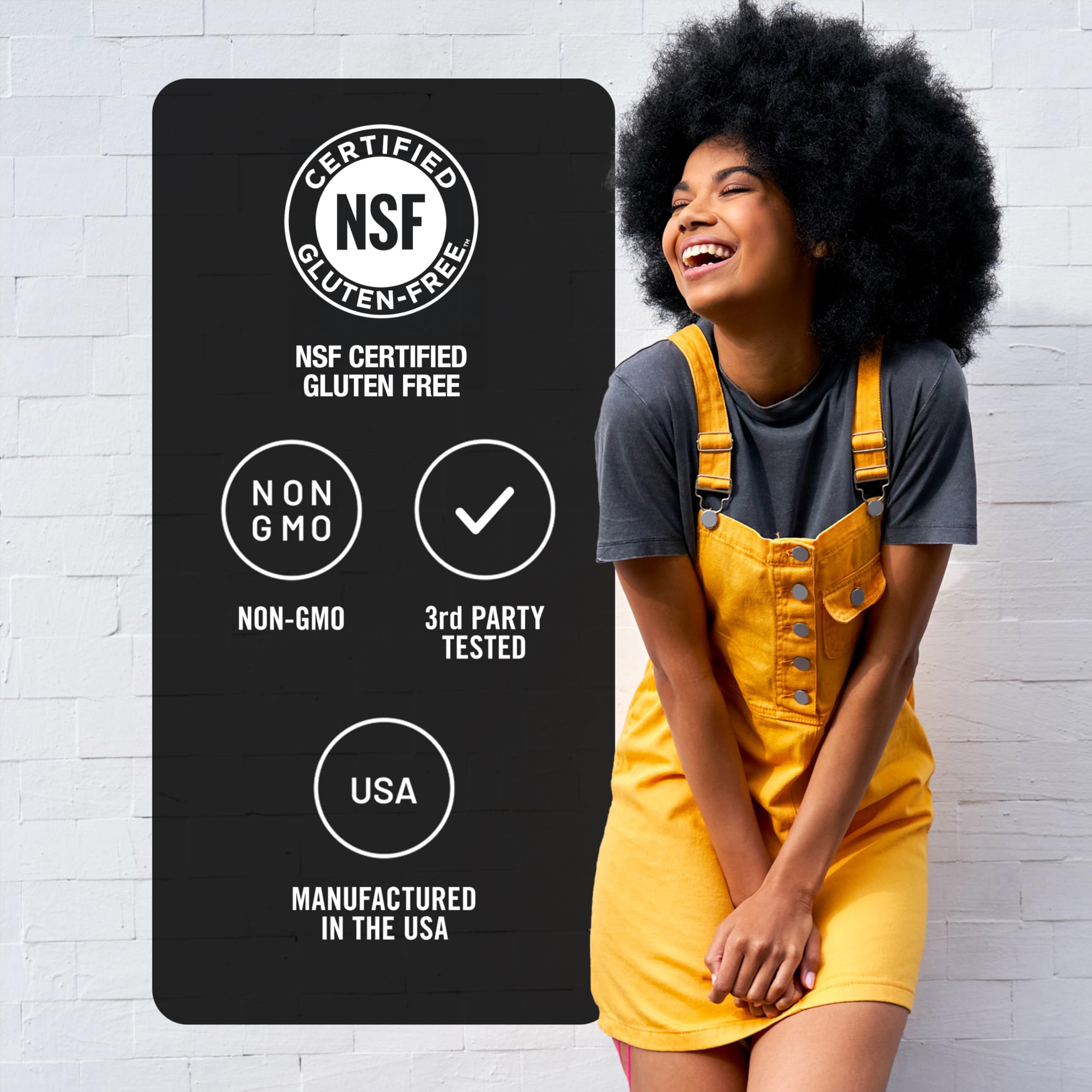 NatureWise sello de pruebas de terceros y cGMP, garantía de calidad