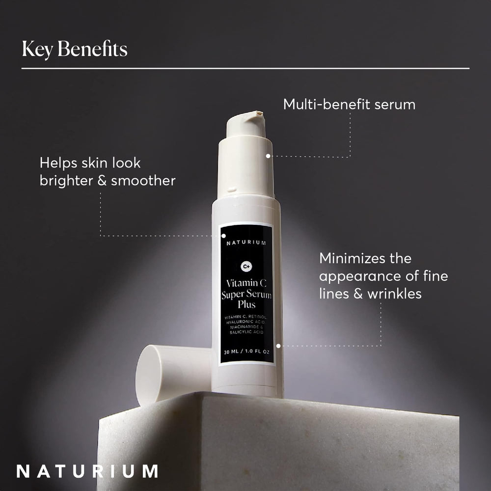 Naturium producto integrado en rutina diaria junto a crema y SPF
