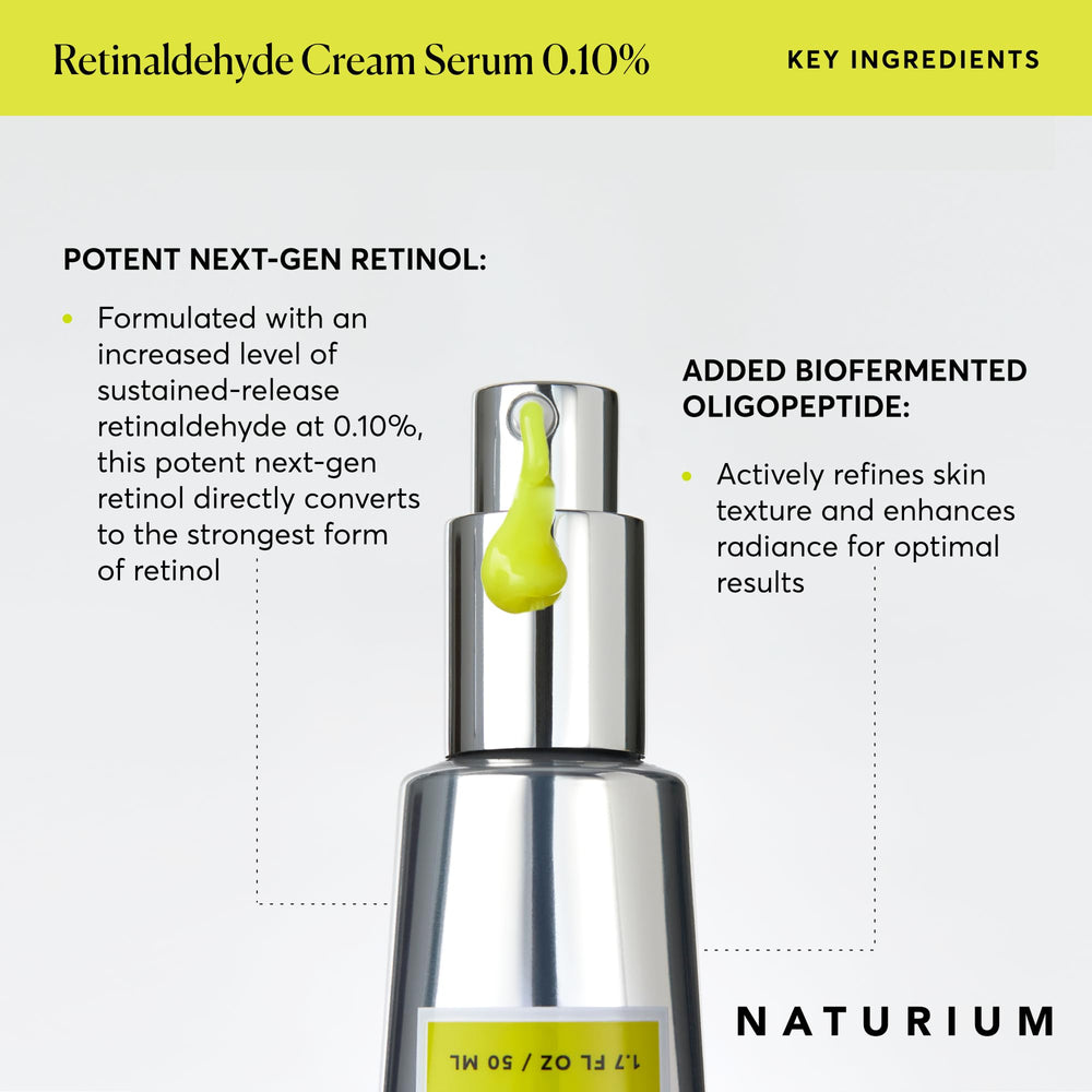 Naturium envase 1.7 fl oz junto a regla para referencia del tamaño