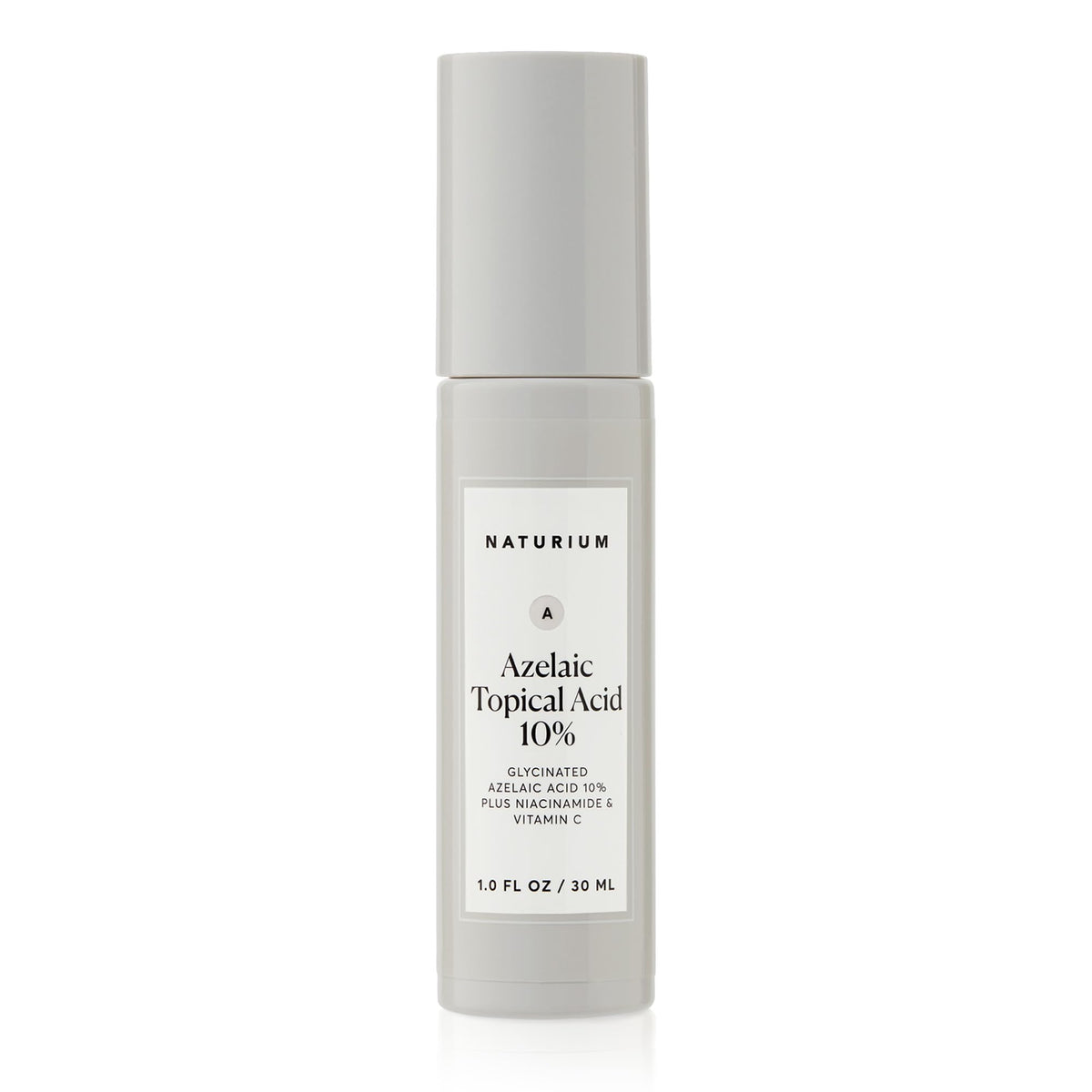 Naturium suero azelaico frontal mostrando envase y marca, ofrece confianza