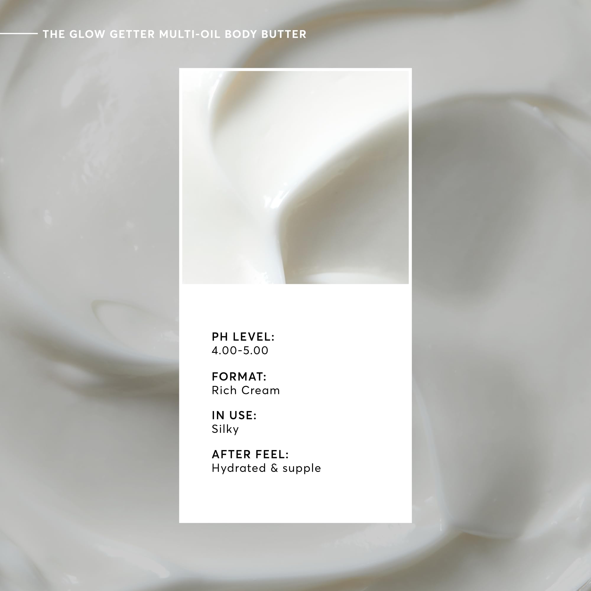 Naturium textura batida en primer plano, alta absorción y suavidad