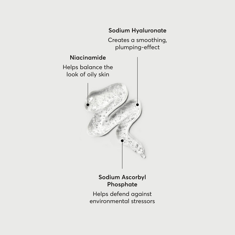 Naturium textura gelée en primer plano que sugiere sensación sedosa