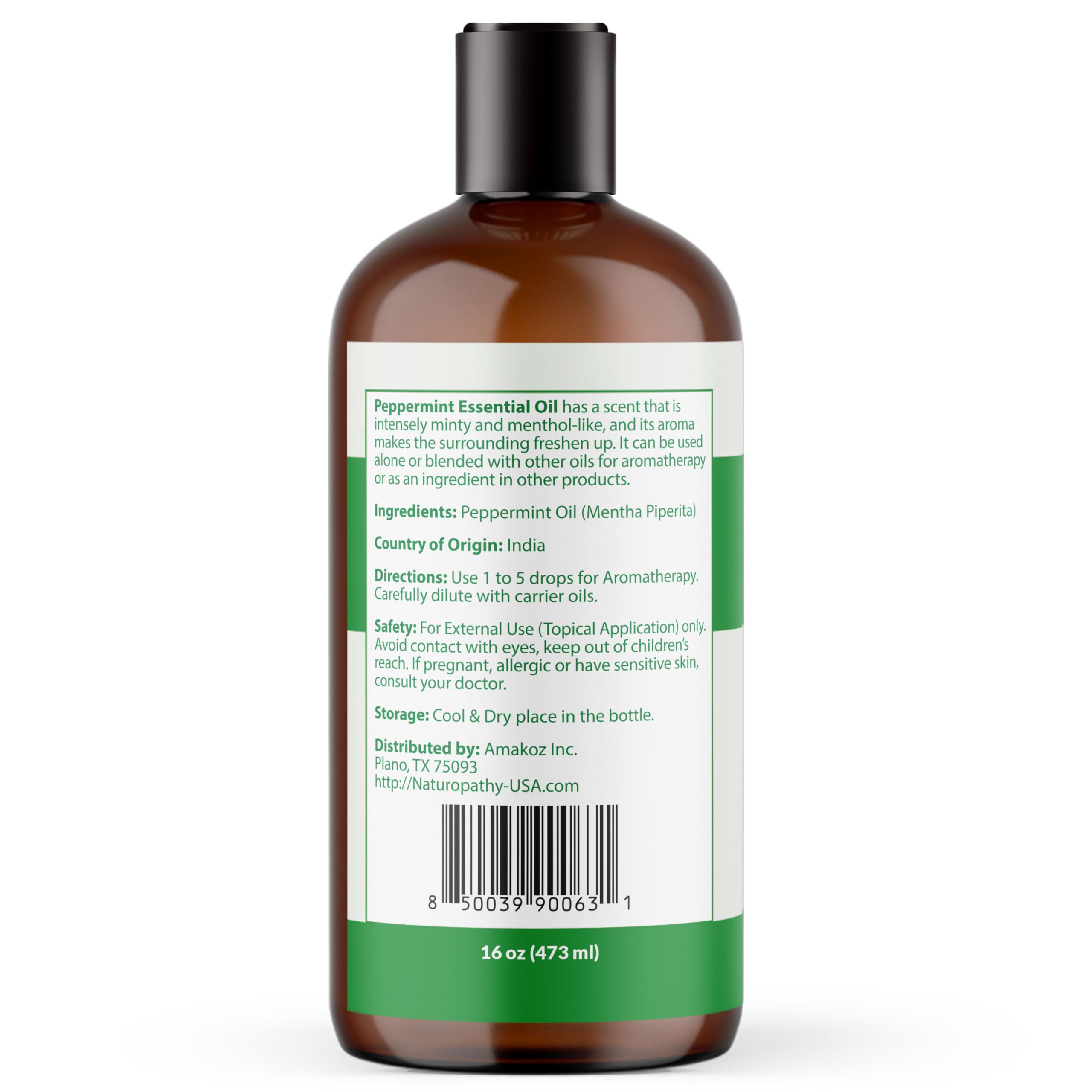 NATUROPATHY NATURE aceite de menta en difusor en ambiente hogareño