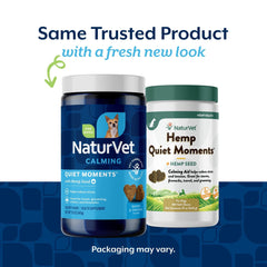 NaturVet primer plano de masticable suave muestra textura apetecible para perros