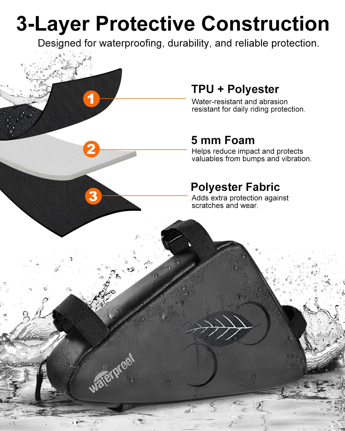 NDakter interior acolchado con espuma 5mm para proteger móvil y herramientas
