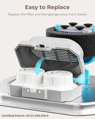 Neareal primer plano carbón activado, absorbe cloro y malos olores