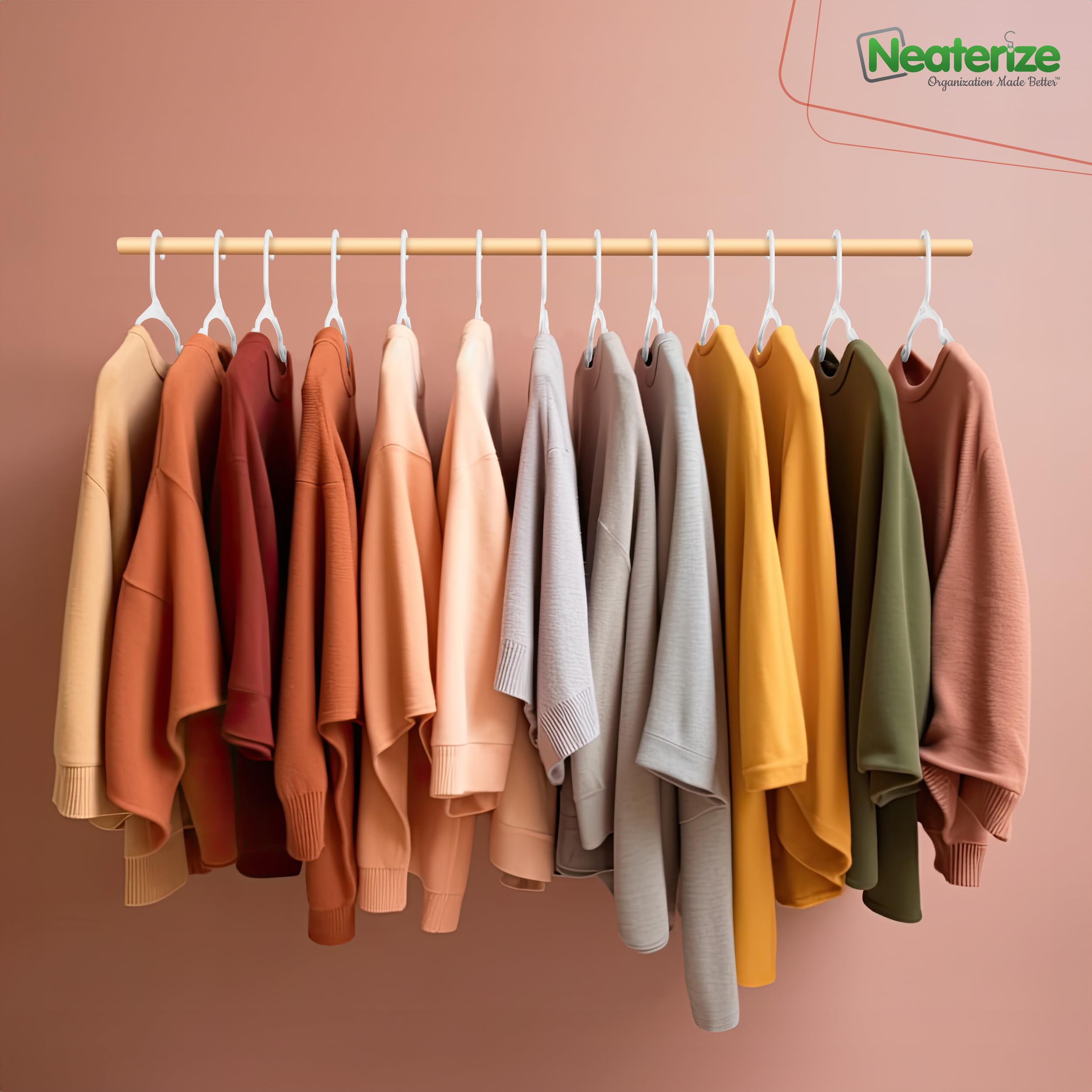 NEATERIZE comparación de tamaño para visualizar la delgadez y optimizar barras