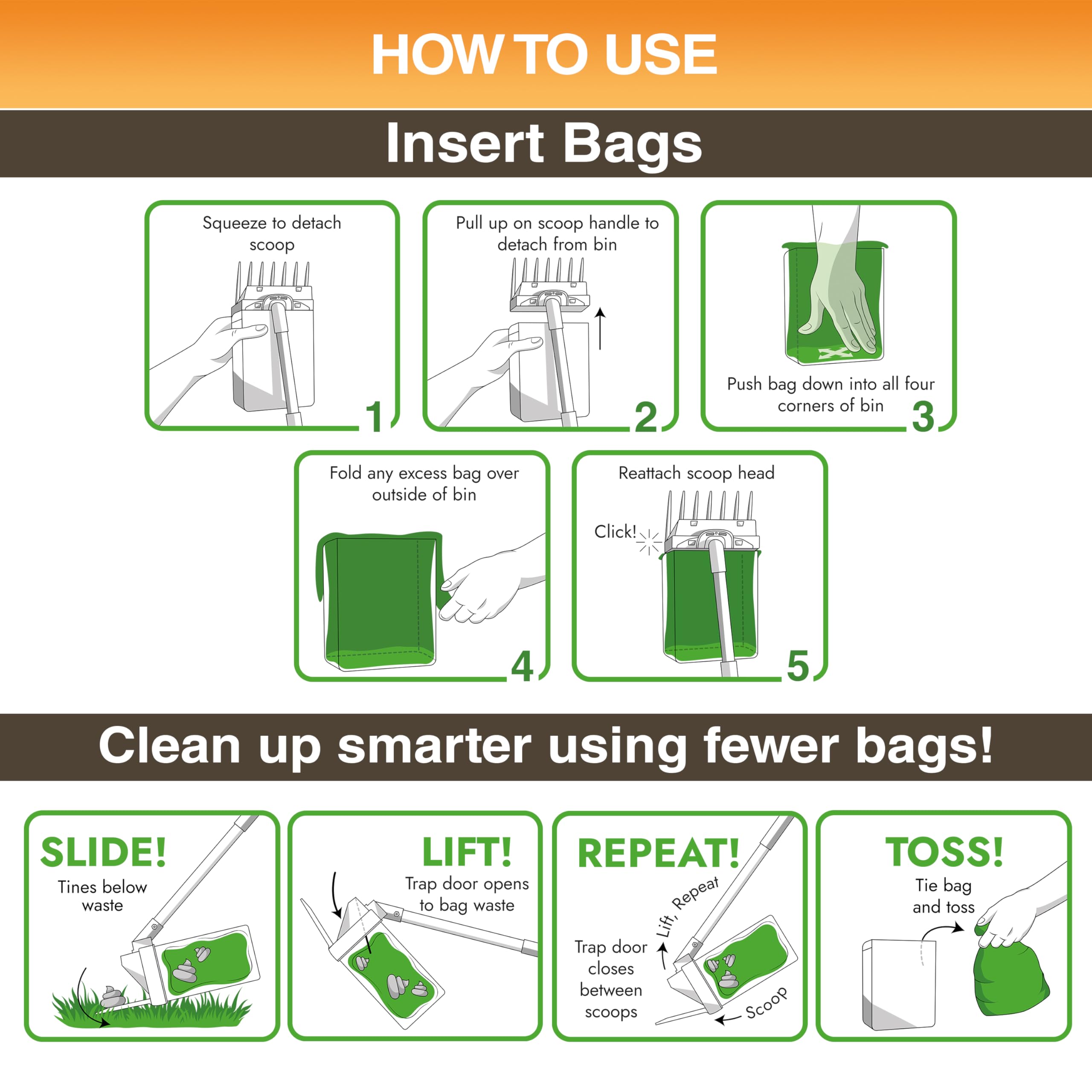 Neater Pet Brands paquete con 15 bolsas de recambio listo para varias limpiezas