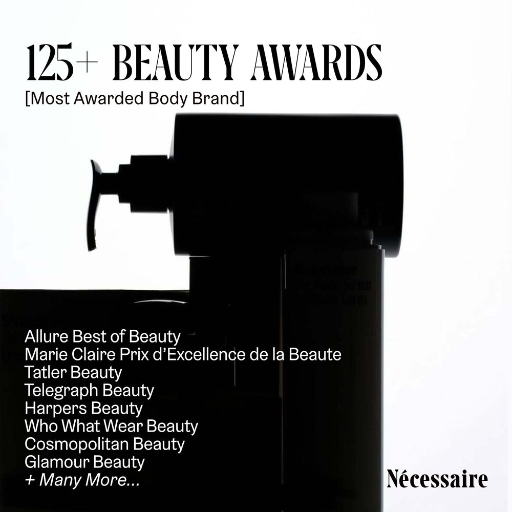 Nécessaire producto en entorno de baño elegante que transmite experiencia relajante