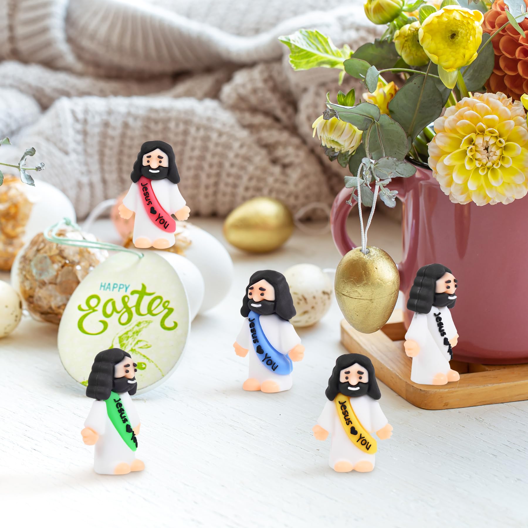 Mini figuras nedeqi usadas en escuela dominical como recompensas para niños