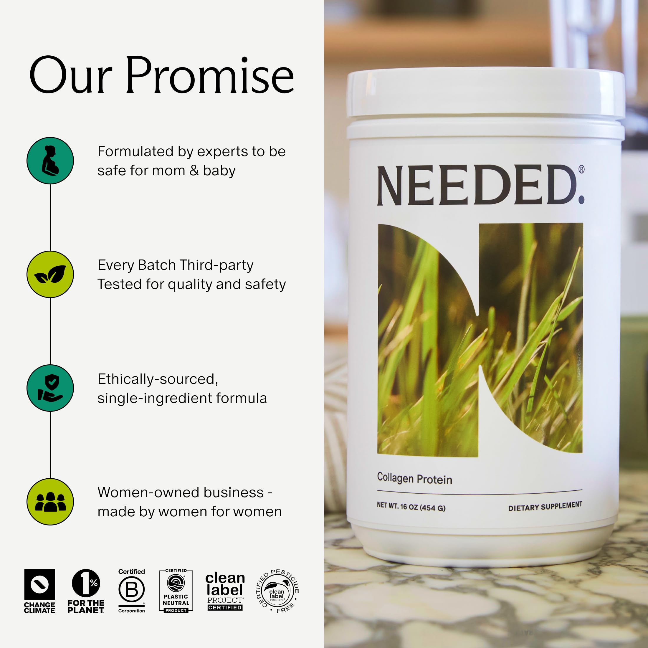 Needed used in kitchen smoothie preparation, conveys daily routine support