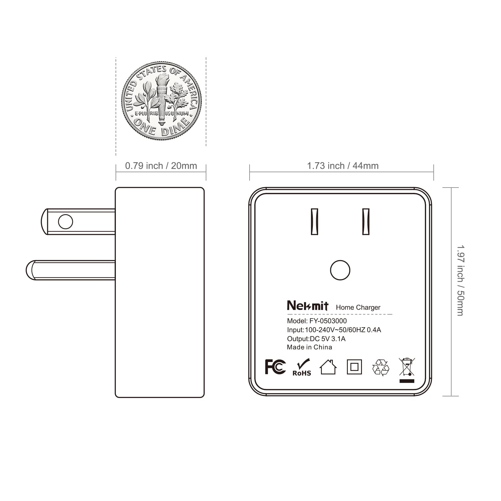 Nekmit detalle del chip Smart IC que optimiza la carga
