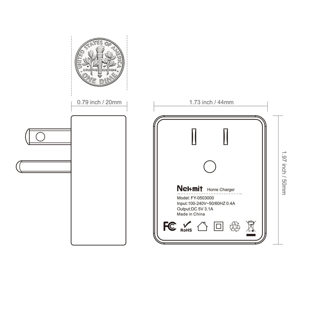 Nekmit detalle del chip Smart IC que optimiza la carga
