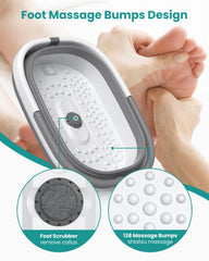 Nekteck bañera plegada guardada bajo cama, ahorro de espacio práctico