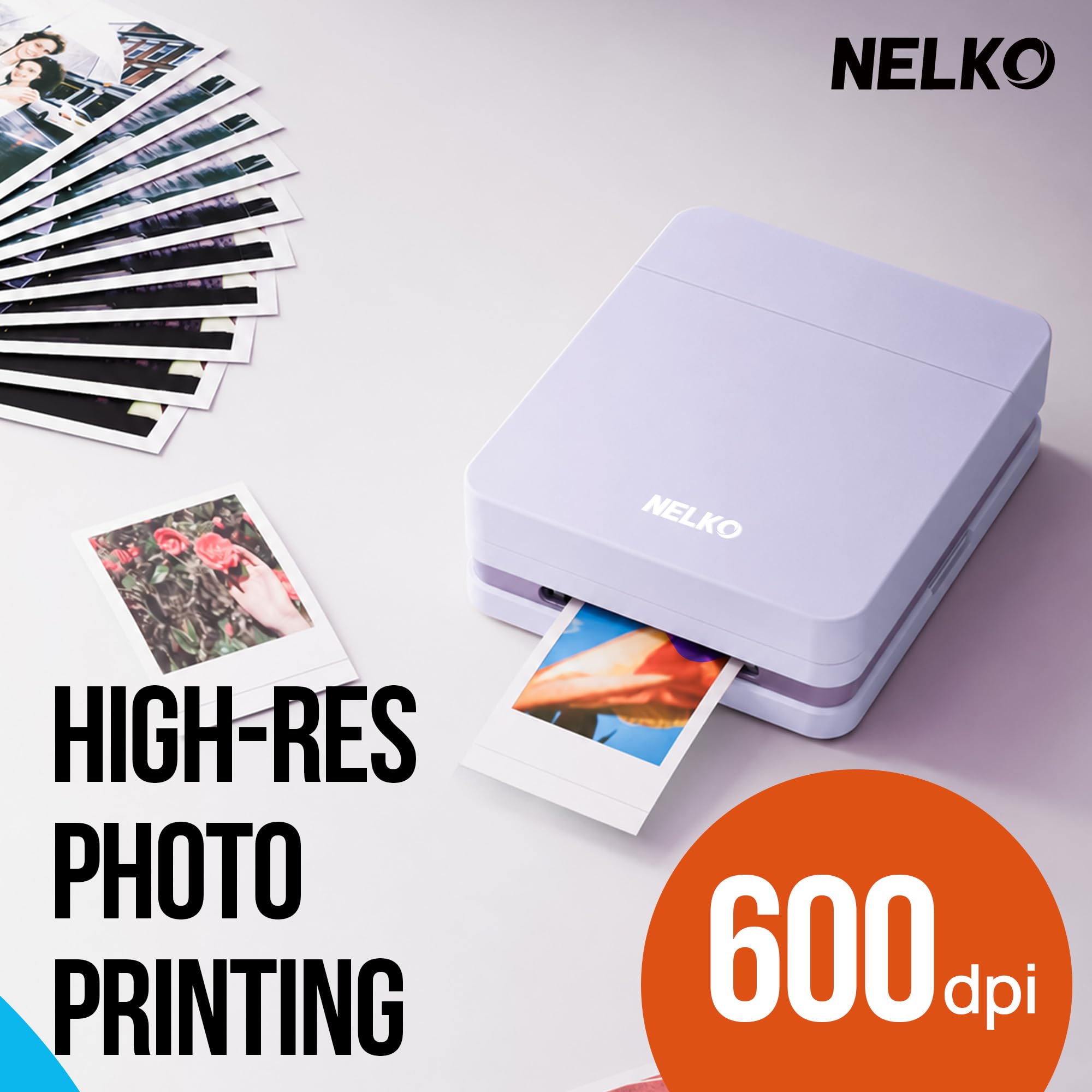 Nelko PP01 foto adhesiva en mano para pegar fácilmente en álbumes