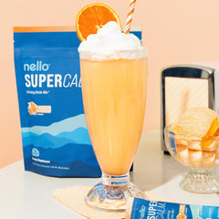 Nello bebida preparada sabor Orange Creamsicle para disfrutar calma