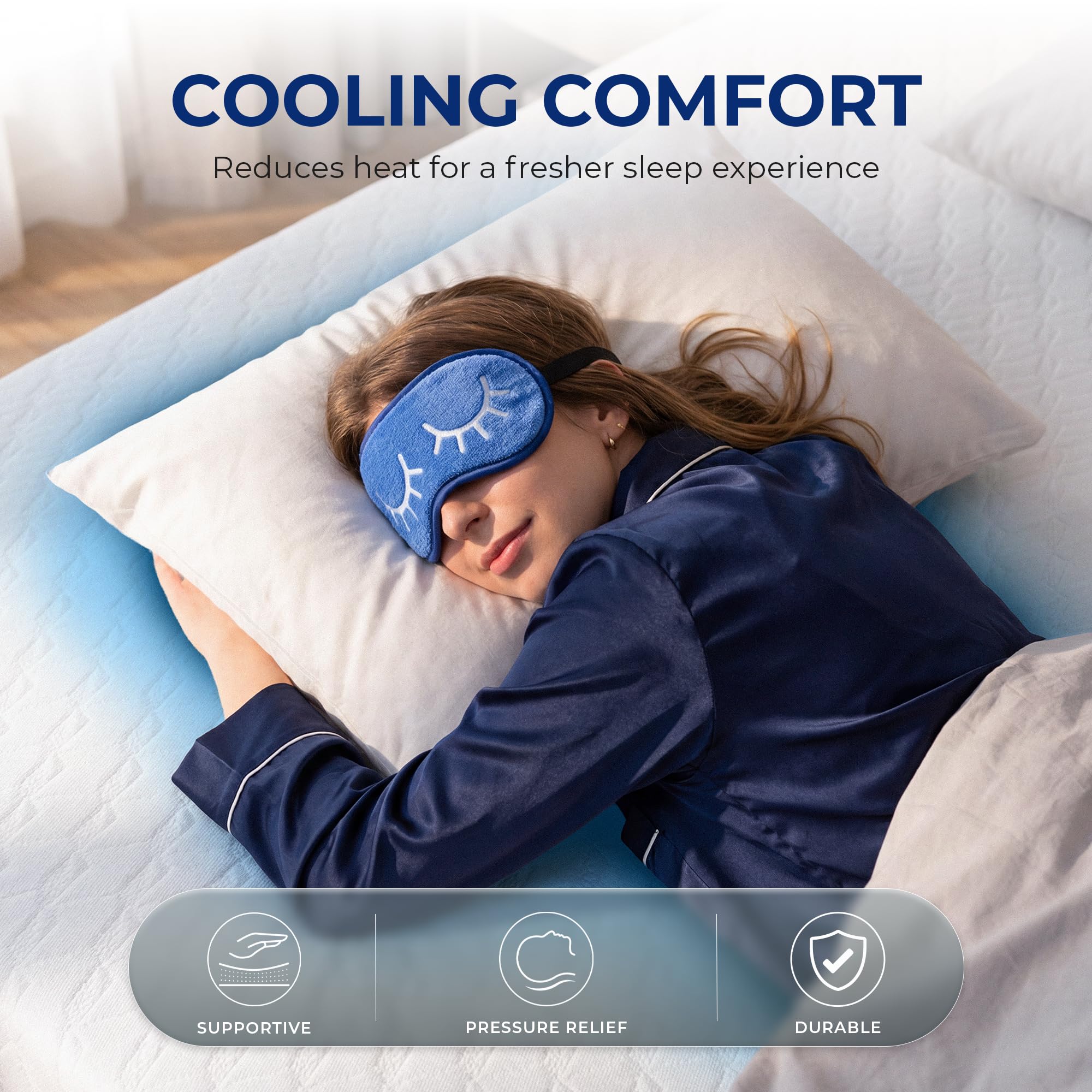 Neo Sleep colchón colocado en cama Twin, uso inmediato y ahorro de espacio