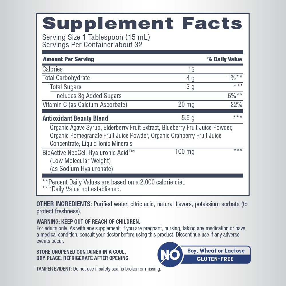 NeoCell envase 16 fl oz comparado con una mano para mostrar tamaño