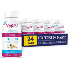 Nepro envase frontal vainilla mostrando marca y beneficio nutricional