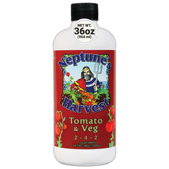 Neptune's Harvest frente del envase mostrando diseño y utilidad