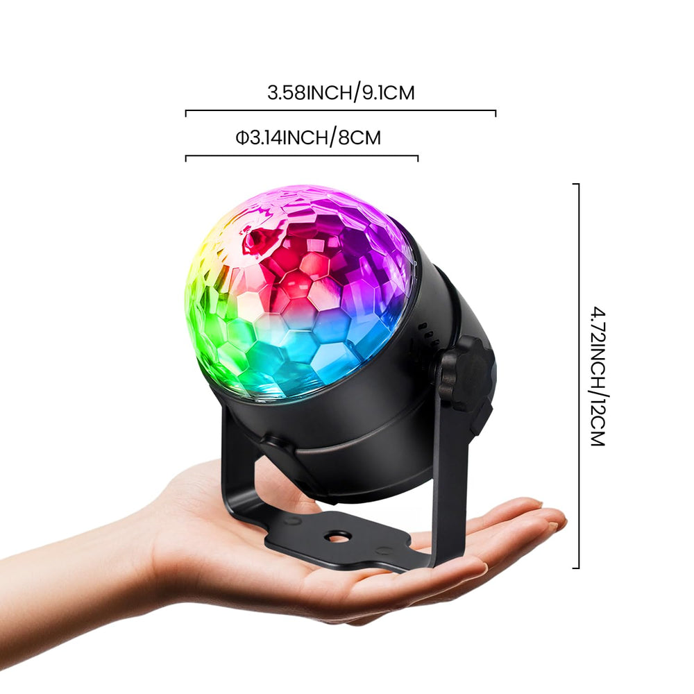 NEQUARE primer plano de las bombillas coloridas para efectos vibrantes