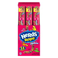 NERDS front packaging showing 24-count box and bright colors for easy selection