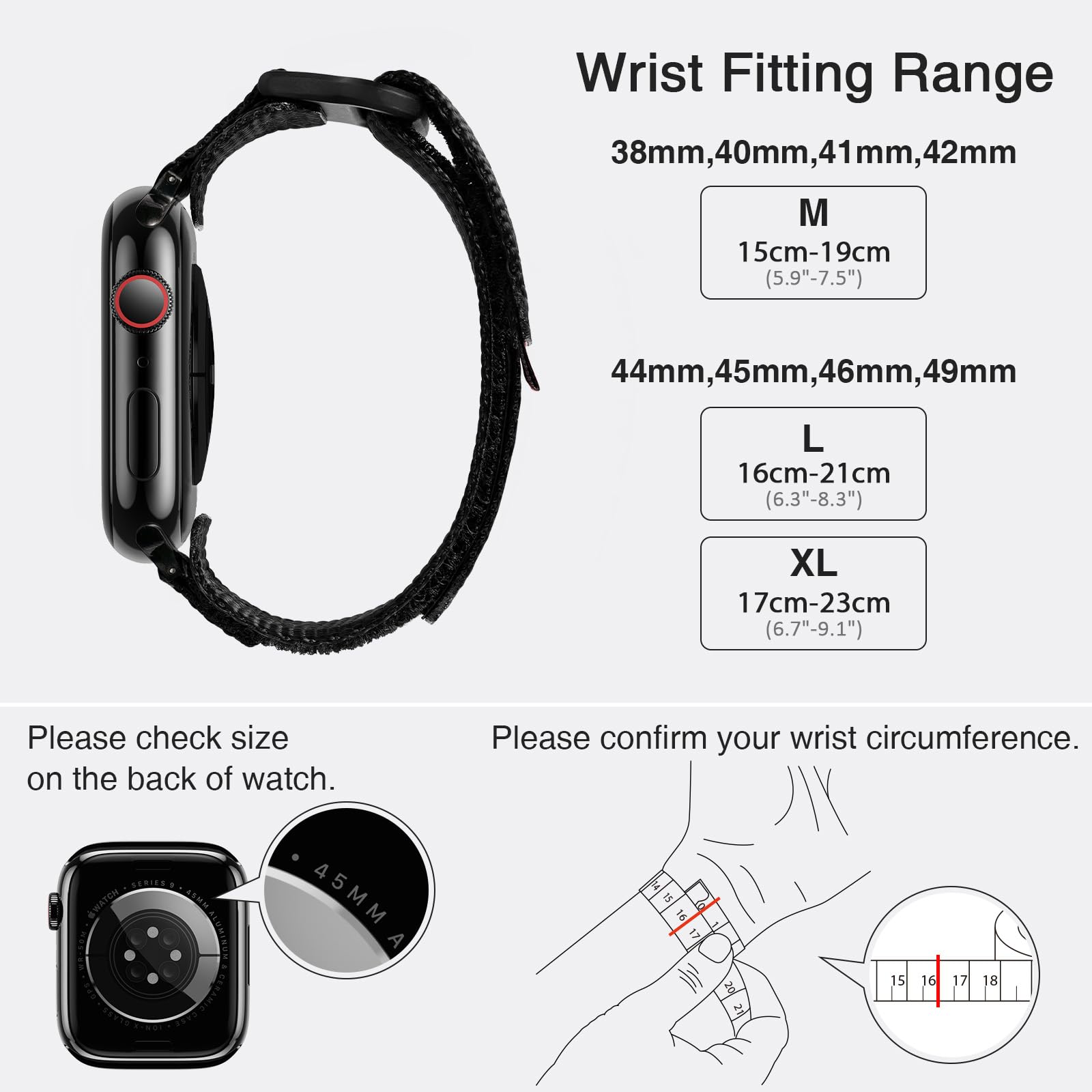 Nereides puesta en Apple Watch Ultra demostrando compatibilidad y estilo táctico