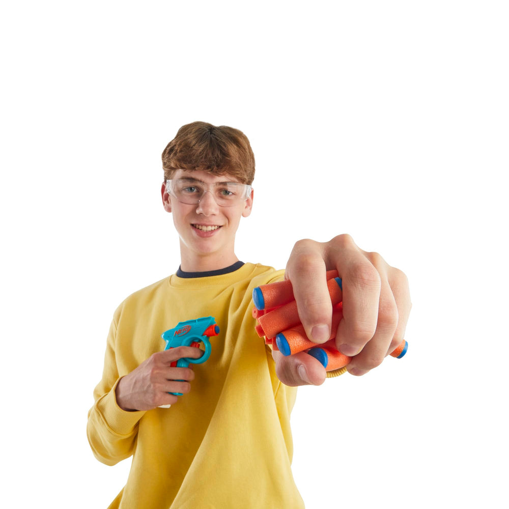 Hasbro Nerf dardos N1 acercamiento mostrando la punta y estabilidad