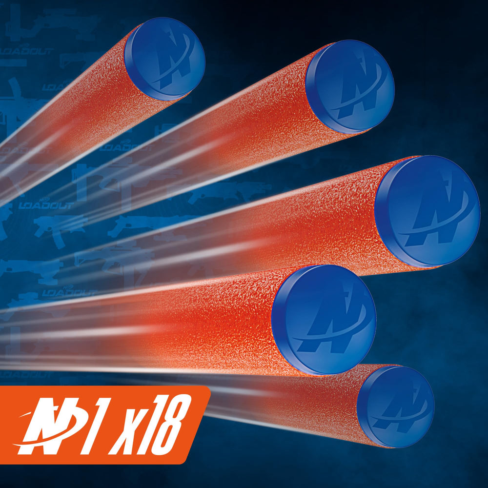 Hasbro Nerf FlareFusion comparación de tamaño en mano para referencia de escala