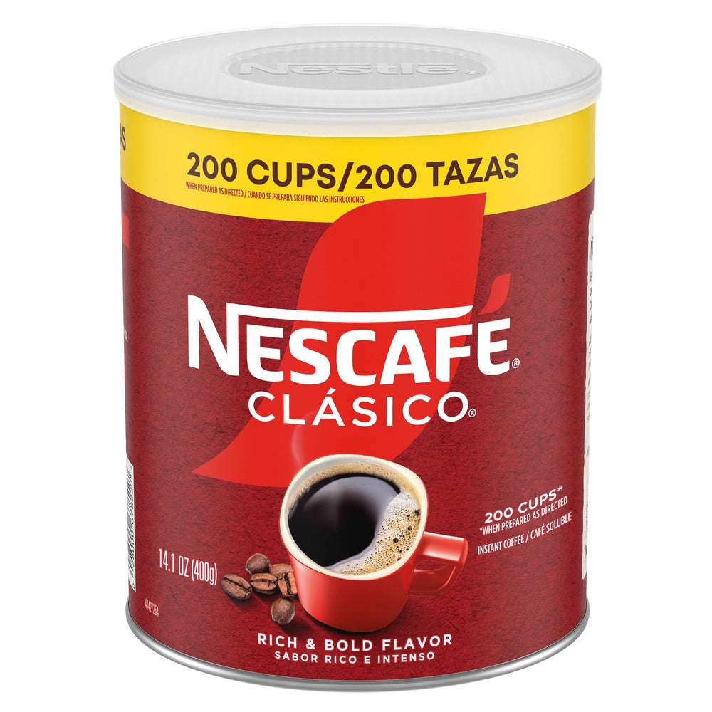 NESCAFÉ frasco frontal mostrando el envase y fácil identificación