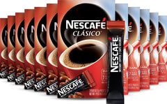 Nescafé Clasico front packaging showing brand and bold roast benefits