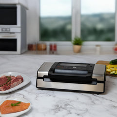 NESCO VS-12 tapa con ventana que permite verificar alineación y sellado