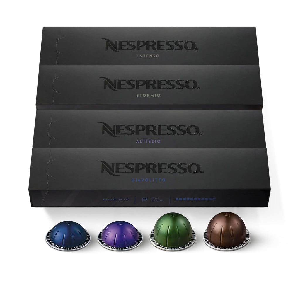 Nespresso Altissio cápsula en primer plano con acabado que conserva crema