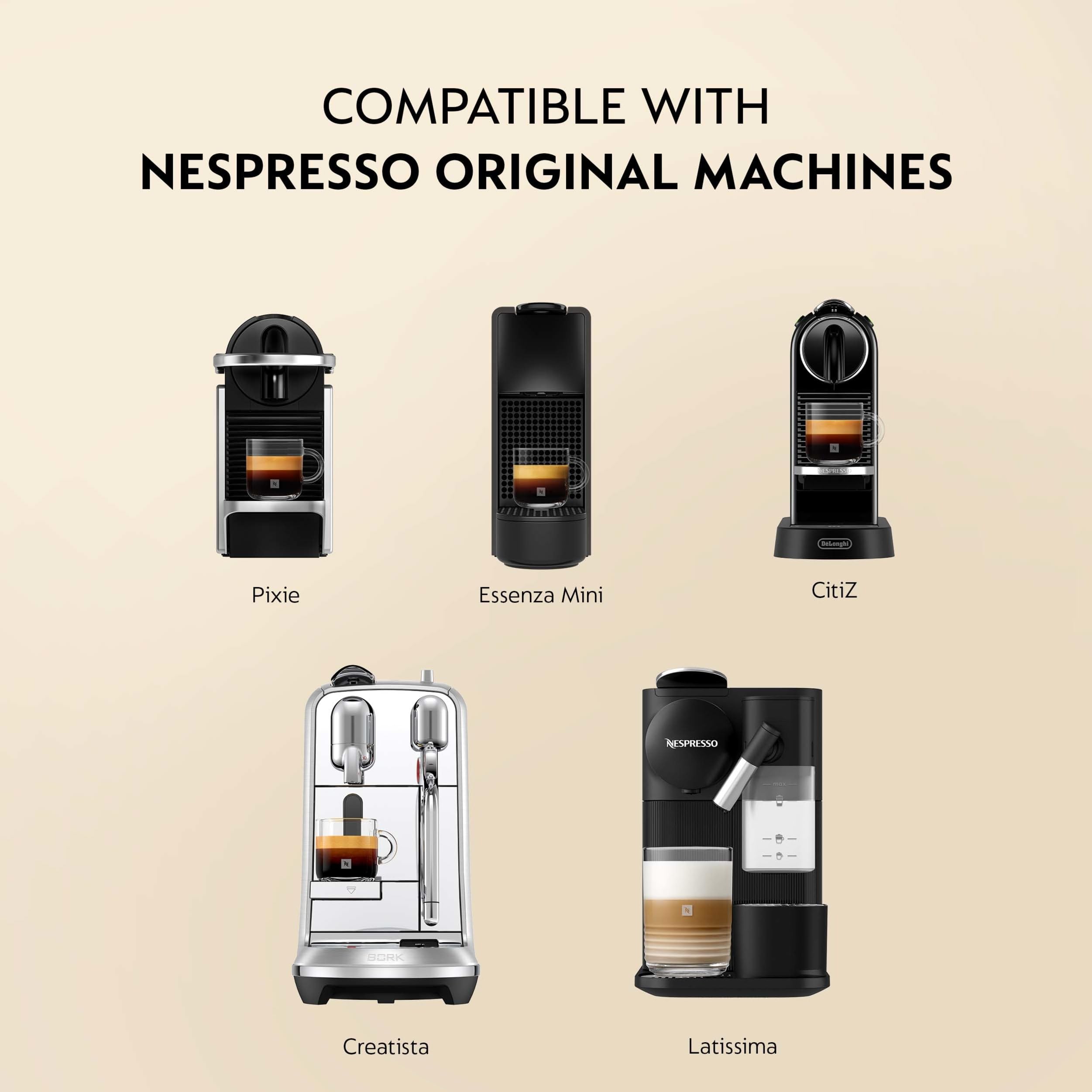Nespresso detalle de cápsula metalizada resaltando fresco y protección del aroma