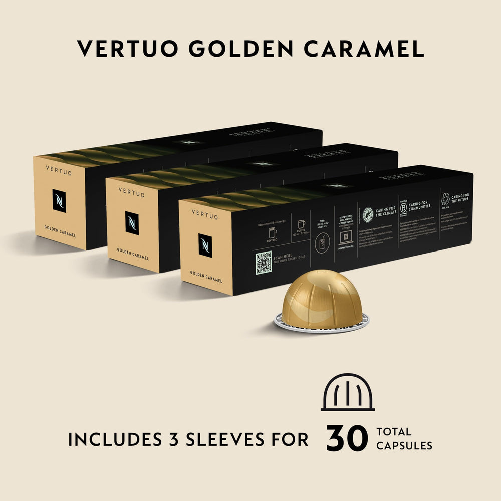 Nespresso Vertuo café con leche espumosa que realza notas de caramelo y textura sedosa