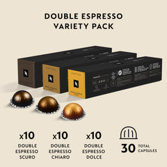 Nespresso Vertuo cápsula insertada en máquina Vertuo lista para extraer