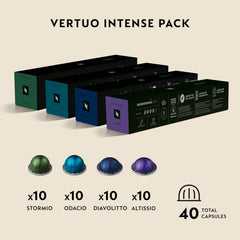 Nespresso Diavollitto cápsula vista cercana resaltando potencia