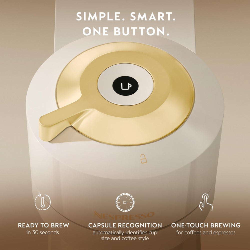 Nespresso Vertuo Next comparación de tamaños de taza para las seis medidas disponibles